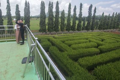 FOTO: Objek Wisata Taman Labirin Pelaihari di Kalsel