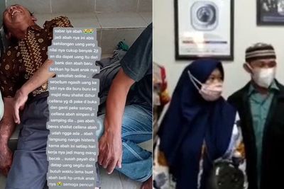 Terharu, Tukang Becak yang Kehilangan Uang Rp2 Juta saat Salat Dapat Ganti Rp131 Juta