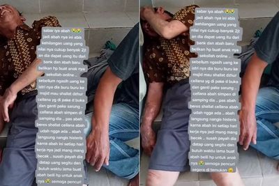Uang untuk Beli HP Anak Dicuri saat Salat di Masjid, Bapak Ini Menangis Histeris