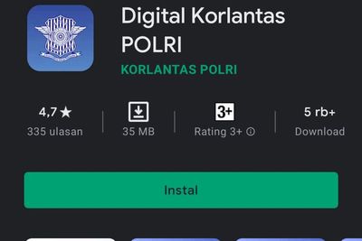 Kapolri Launching Aplikasi Mudahkan Bikin dan Perpanjang SIM, Apa Itu?