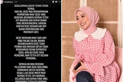 Lesti Kejora Minta Maaf Perihal Suara Jelek, Netizen Malah Fokus ke Dede