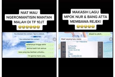 Niat Ngeromantisin Mantan Pacar via Chat, Cewek Ini Malah Ditransfer Rp10 Juta