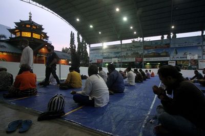 FOTO: Buka Puasa di Masjid Cheng Ho Surabaya