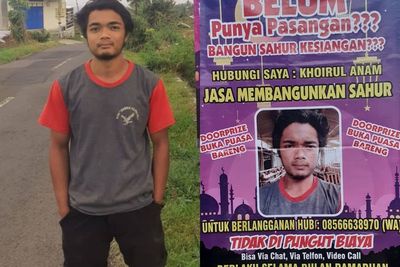 Pria Asal Magelang Ini Tawarkan Layanan Gratis untuk Membagunkan Wanita Single Sahur
