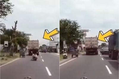 Viral Emak-emak yang Berhentikan Truk yang Keluarkan Percikan Api, Bikin Netizen Salut