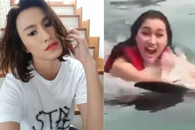 Davina Veronica Kecam Aksi Lucinta Luna Renang Sama Lumba-lumba: Kejam, Tak Berpendidikan!