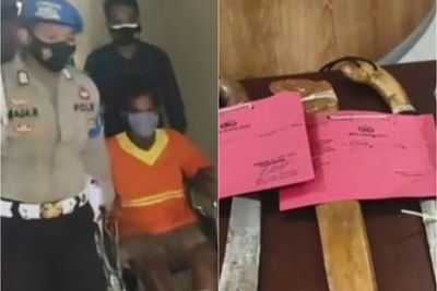 Astaga, Pria Ini Bacok Jamaah Masjid At Taqwa Banjarmasin Pakai Parang, Ngaku Salah Target