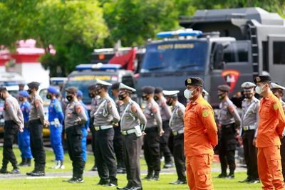 FOTO: Gelar Pasukan Antisipasi Dampak Siklon Tropis