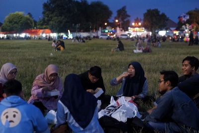 FOTO: Ngabuburit di Alun-alun Kidul Yogyakarta