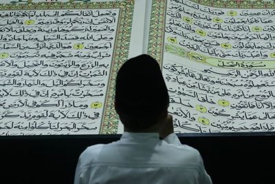 FOTO: Tadarus Al Quran Raksasa