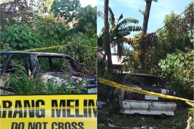 Geger, Warga Temukan Jasad Pria di Mobil Sedan Tua di Maros, Kondisi Tubuh Hangus Terbakar
