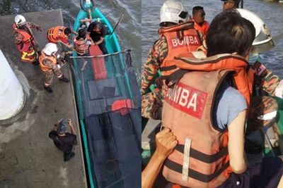 Pria Ini Menyelam dari Jembatan untuk Selamatkan Istrinya yang Diduga Melompat Bunuh Diri