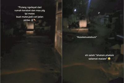 Bikin Merinding, Wanita Nekat Terobos Kuburan Demi Jalan Pintas, di Tengah Jalan Ada Ini
