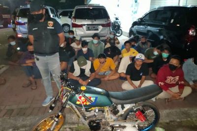 Polres Jakbar Ciduk 40 Remaja yang Balap Liar