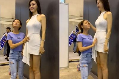 Punya Tinggi yang Tak Wajar, Perempuan Cantik Ini Bikin Netizen Melongo!