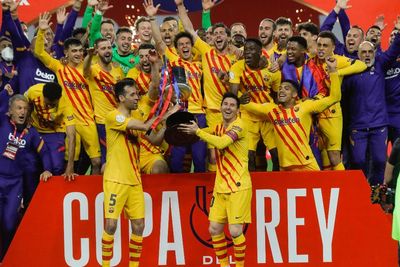 Messi Bawa Barcelona Juarai Piala Raja Usai Meluluhlantakkan Athletic Bilbao 4-0