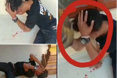 Remaja Dikeroyok Warga Terciduk Curi Kotak Amal Masjid, Berdarah-darah Pegangi Kepalanya