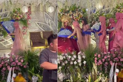 Viral Aksi Tamu Pernikahan Berikan Kado Buket Uang Gede, Bikin Netizen Iri