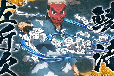 Melihat Aksi Sakonji Urokodaki di Game Demon Slayer: Hinokami Keppuutan