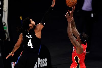 FOTO: Knicks Kalahkan Pelicans 122-112 Untuk Kemenangan Keenam Beruntun