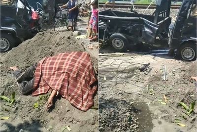 Tragis, Mobil Bak Terbuka Tertabrak Kereta Api di Pemalang, Sopir Tewas di Tempat