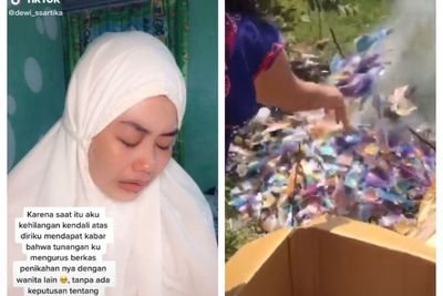 Wanita Ini Hilang Kendali saat Tahu Tunangannya Menikahi Wanita Lain, Bakar Semua Suvenir