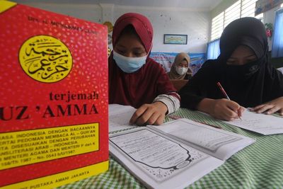 FOTO: Pondok Ramadhan Siswa SD di Pamekasan
