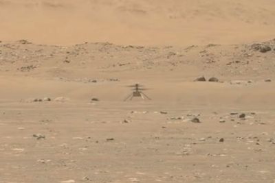 Momen Helikopter Mars Ingenuity Buatan NASA Sukses Terbang di Planet Mars!