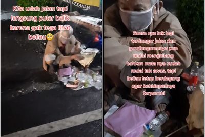 Sedih! Viral kakek yang Berjuang Mencari Nafkah Jualan Mainan Tradisional Hingga Malam