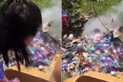 Viral Cewek Galau Batal Nikah dengan Pacarnya yang Tentara, Souvenirnya Dibakar