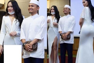 Ustaz Ini Dikritik Banyak Netizen karena Berpose dengan Influencer yang Seksi