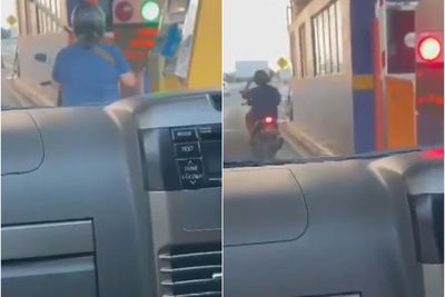 Viral Video Emak-emak yang Masuk Jalan Tol Pakai Motor, Ini Kata Jasa Marga