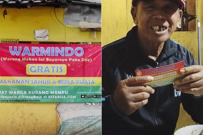 Viral Warmindo Berbagi Makanan Sahur & Buka Puasa Gratis, Cukup Dibayar Pakai Doa