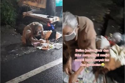 Haru, Kakek Ini Tetap Semangat Juala Kincir Angin Hingga Larut Malam Meski Sudah Renta