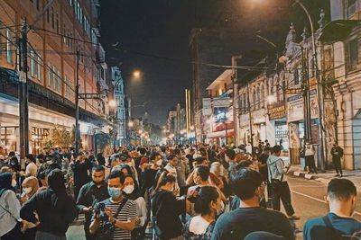 Ini Foto Kerumunan Kesawan Medan Hingga Mantu Presiden Jokowi Kena Sentil Gubenur Sumut