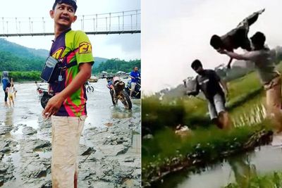 Tampang Pelaku yang Banting Bocah Yatim ke Kubangan Air, Medsosnya Digeruduk Netizen