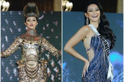 Wow! Ayu Maulida, Puteri Indonesia 2020 Bawakan Kostum Komodo di Panggung Miss Universe!