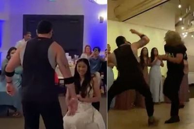 Unik, Pria Ini Melakukan Aksi WrestleMania Tepat di Hari Pernikahannya Bikin Orang Tertawa