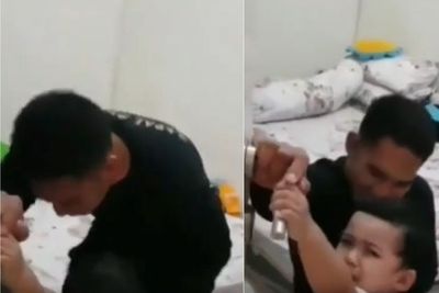 Pilu, Anak Ini Tak Ingin Ayahnya Pergi Bertugas ke KRI Nanggala 402, Seperti Ada Firasat