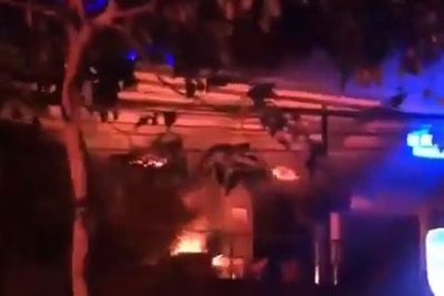 Persija Juara, Kantor Persib Bandung Dilempari Flare