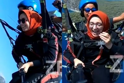 Wanita Ini Kehilangan Kacamatanya saat Paralayang, Tapi Mendadak Kembali Secara Ajaib