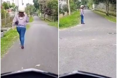 Viral! Pria Ini Bujuk Pacar yang Lagi Marah Untuk Naik ke Atas Motor: Serba Salah Awak!