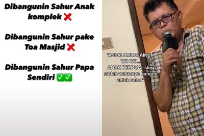 Viral Bangunin Sahur Pakai Toa, Wanita Ini Bersyukur Dibangunin Sahur oleh Ayah Pakai Mic