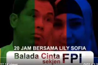 Viral Video CCTV Munarman Bersama Lily Sofia di Hotel , Netizen Heboh