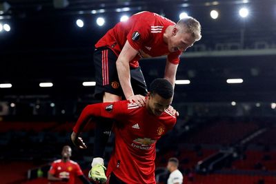 FOTO: Liga Europa, Manchester United Bantai AS Roma 6-2