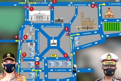 May Day, Polda Metro Jaya Tutup Jalan Sudirman-Thamrin