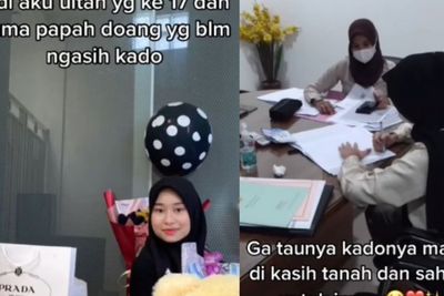 Ultah ke-17 Tahun, Remaja Putri Pamer Kado Tanah dan Saham dari Ayah, Netizen Iri