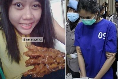 Tampang Nani Aprilliani Nurjaman Si Pengirim Sate Sianida, Senyum Tunjukkan Sate Racikan
