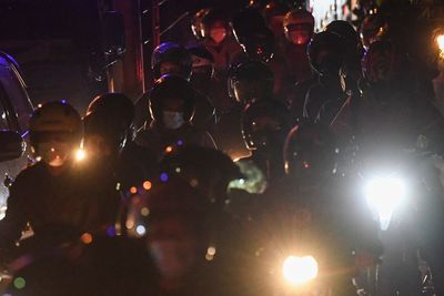 FOTO: Peningkatan Jumlah Pengendara Motor Jelang Larangan Mudik