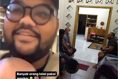 Pria Brewok yang Sebut Pengunjung Mal Pakai Masker Goblok Diciduk Polisi, Ini Tampangnya!